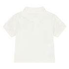 Younger Boys Ivory Animals Polo Shirt, 1, hi-res