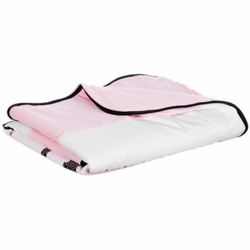 Pink & White Logo Baby Blanket 