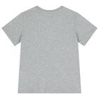Boys Grey Logo T-Shirt, 1, hi-res