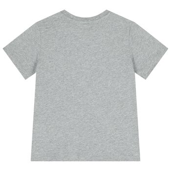 Boys Grey Logo T-Shirt