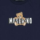 Younger Navy Blue Teddy Bear Logo T-Shirt, 3, hi-res