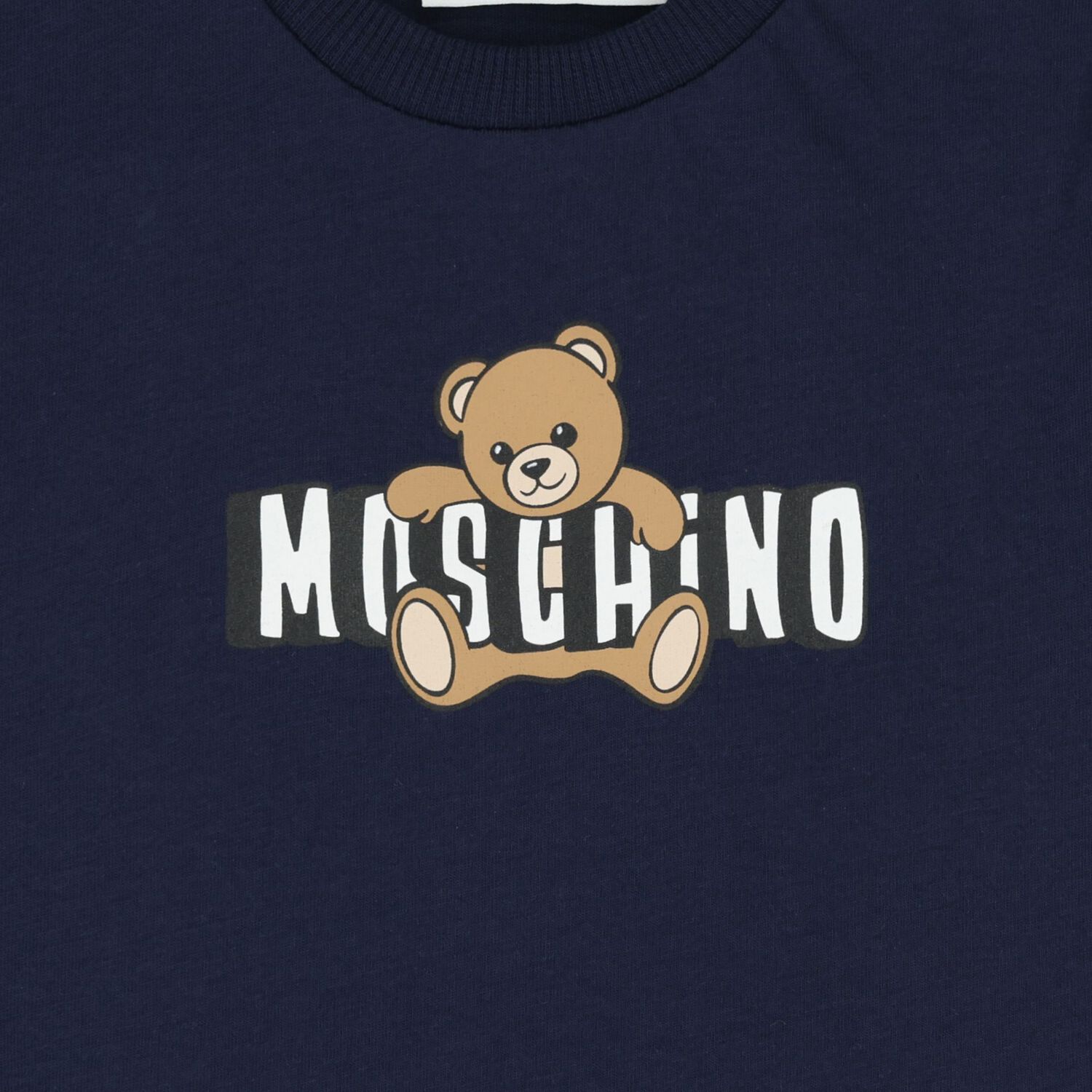 Younger Navy Blue Teddy Bear Logo T-Shirt, 3, hi-res