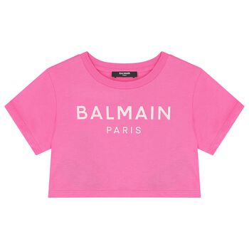Girls Pink Logo T-Shirt