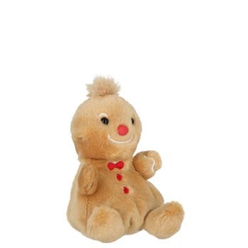 Beige Gino Gingerbread Baby Soft Toy ( 12cm )