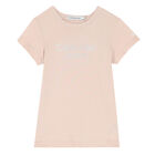 Girls Pink Logo T-Shirt, 1, hi-res