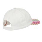 Girls Ivory Logo Zip Zag Cap, 1, hi-res