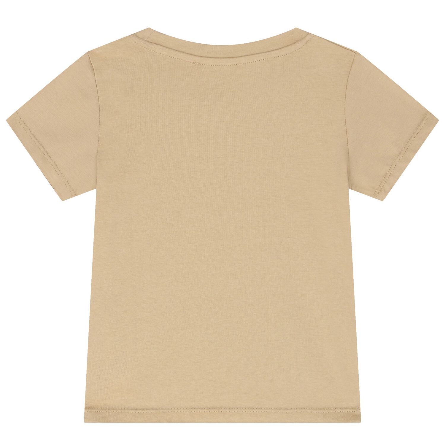 Girls Beige Logo T-Shirt, 1, hi-res image number null