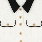 Girls White Guipure Lace Dress, 1, hi-res