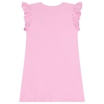 Girls Pink Necklace Dress
