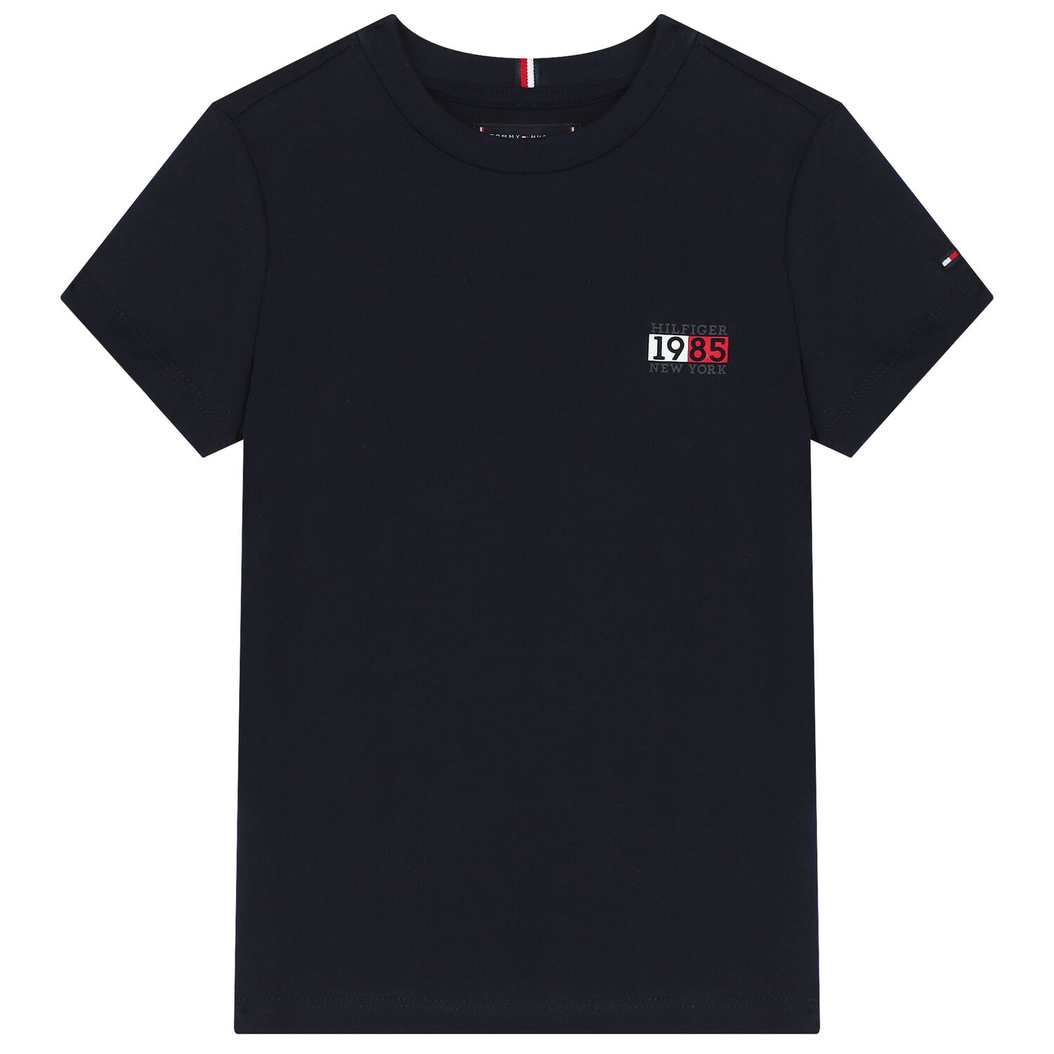 Boys Navy Blue Logo T-Shirt, 2, hi-res