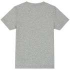 Boys Grey Logo T-Shirt, 3, hi-res