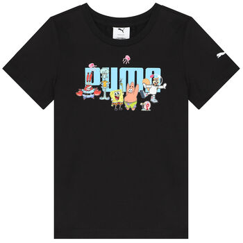 Black SpongeBob Logo T-Shirt