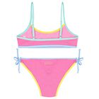 Girls Pink Logo Bikini, 1, hi-res