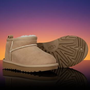 Sand Classic Ultra Mini Suede Boots