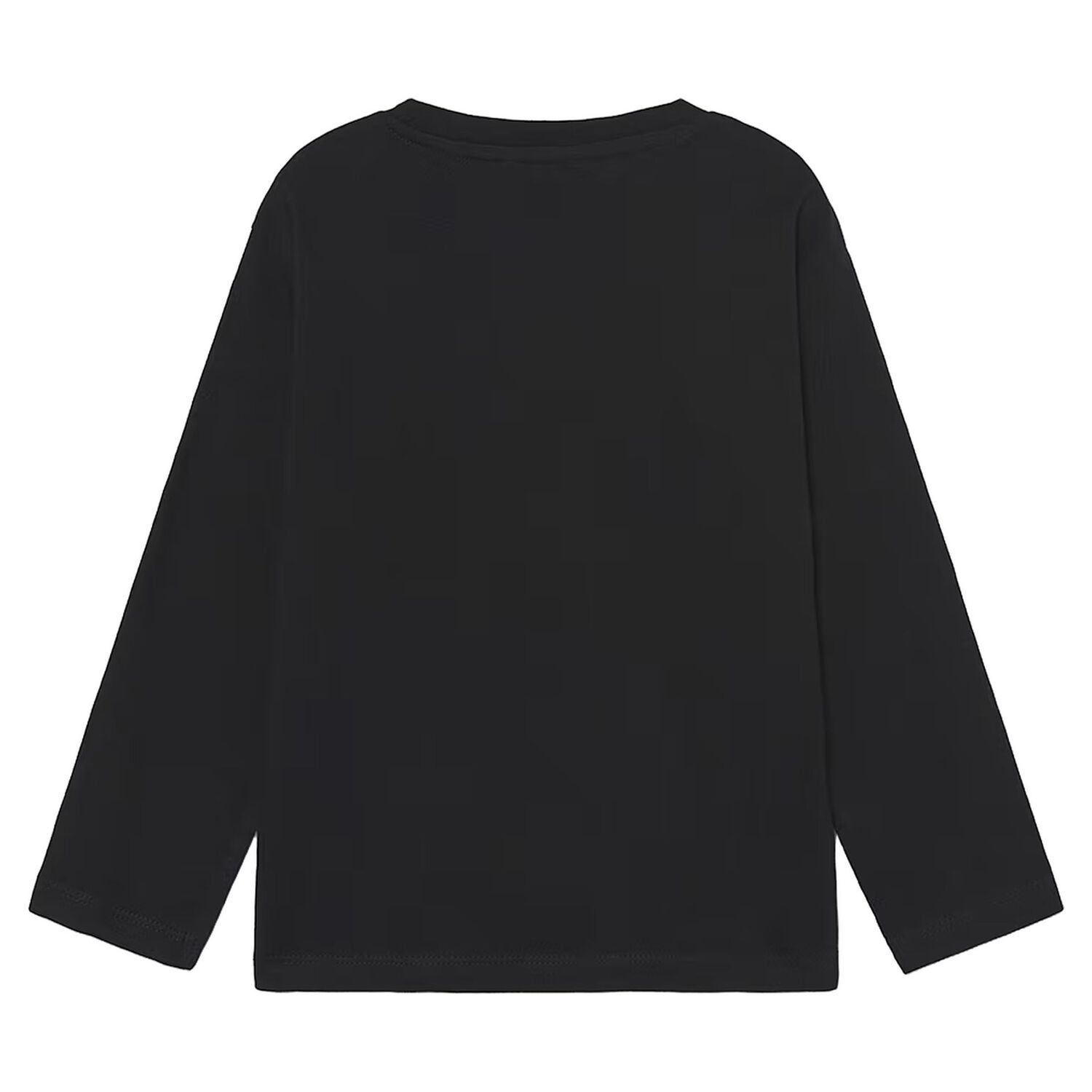 Boys Black Bear Long Sleeve Top, 2, hi-res
