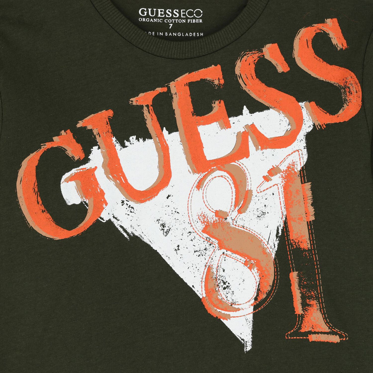 Boys Green Logo Long Sleeve Top, 1, hi-res