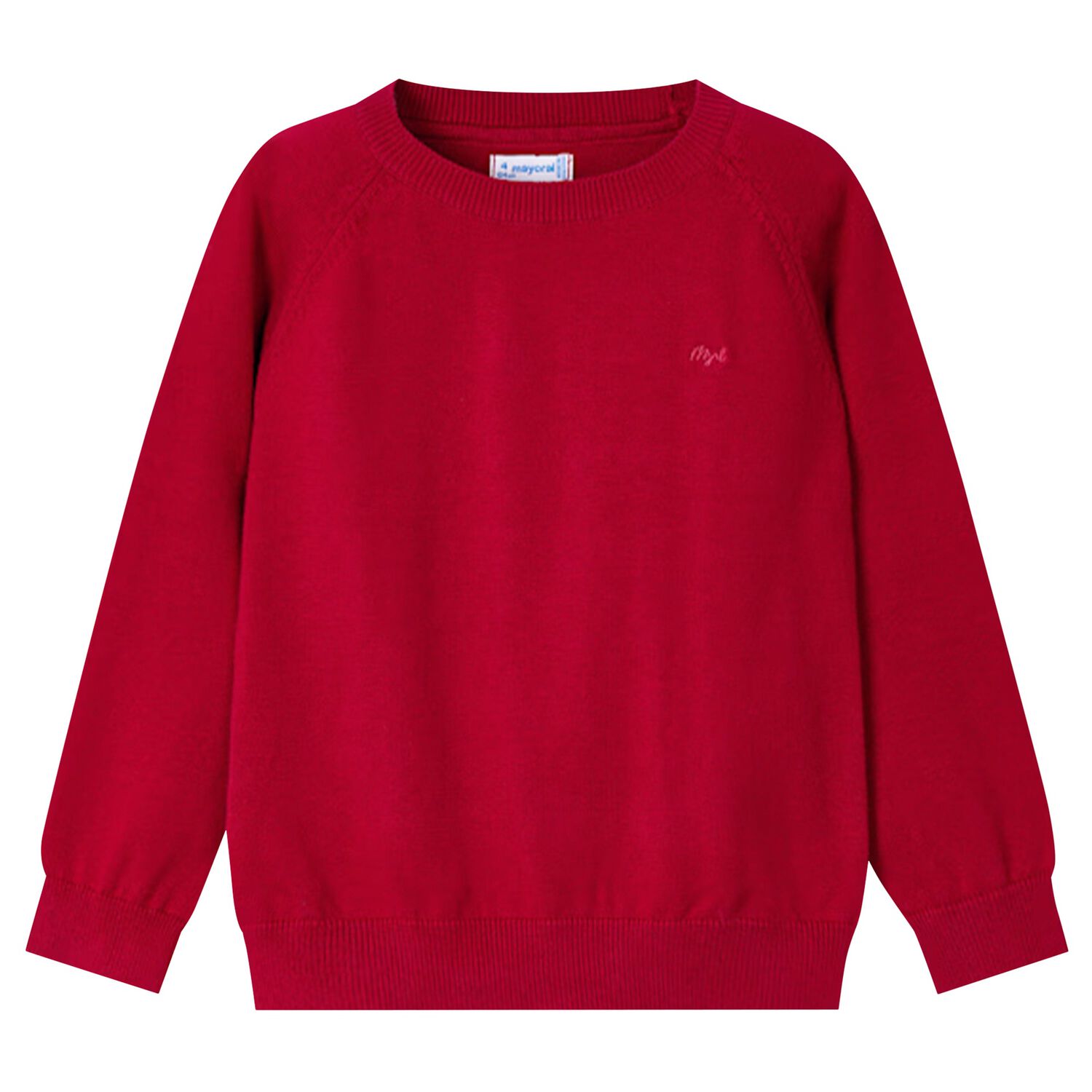 Boys Red Logo Sweatshirt, 1, hi-res