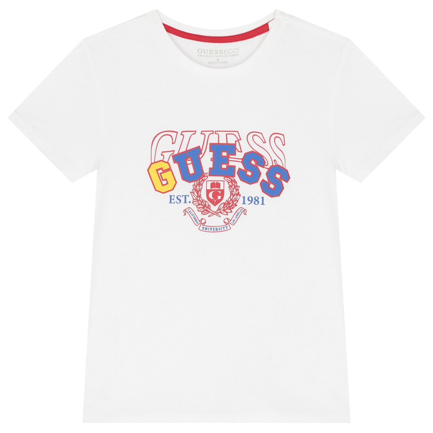 Boys White Logo T-Shirt, 1, hi-res