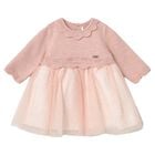 Baby Girls Pink Tulle Dress, 2, hi-res