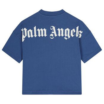 Boys Blue Logo Oversized T-Shirt