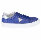 Boys Blue & Silver Trainers, 1, hi-res
