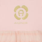 Girls Pink Logo Dress, 1, hi-res