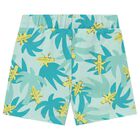Younger Boys Green Crocodile Shorts, 2, hi-res