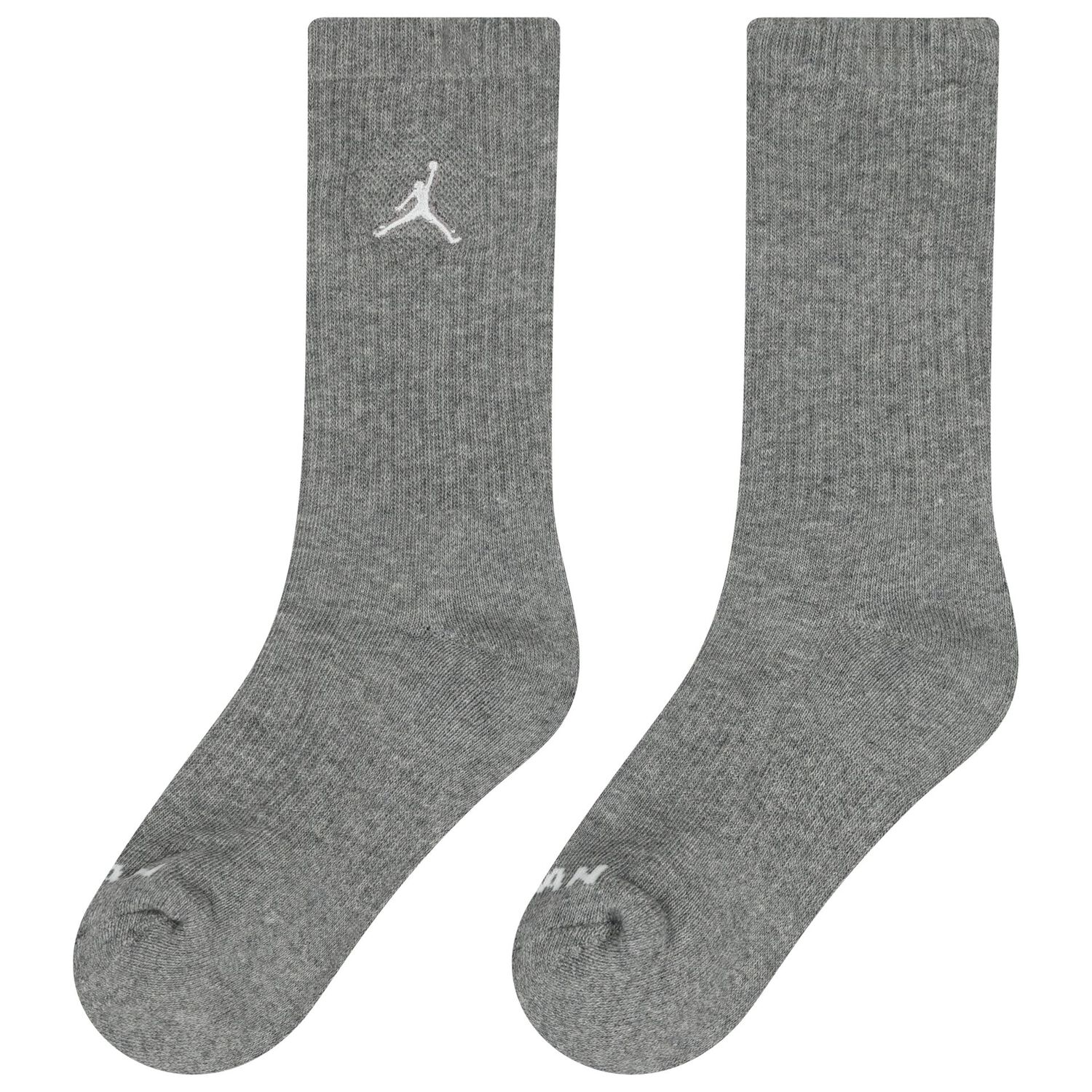 Boys Black, Red & Grey Jordan Logo Socks ( 3-Pack ) , 1, hi-res