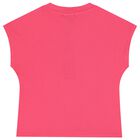 Girls Pink Logo T-Shirt, 3, hi-res