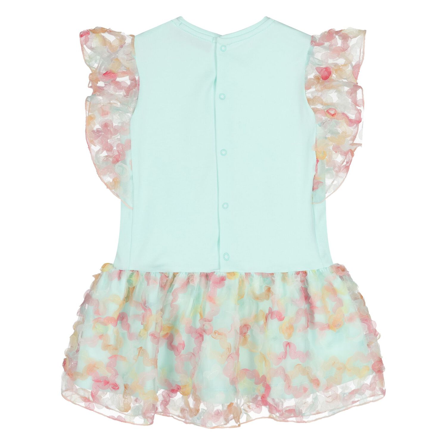 Younger Girls Green Bag Logo Dress, 1, hi-res