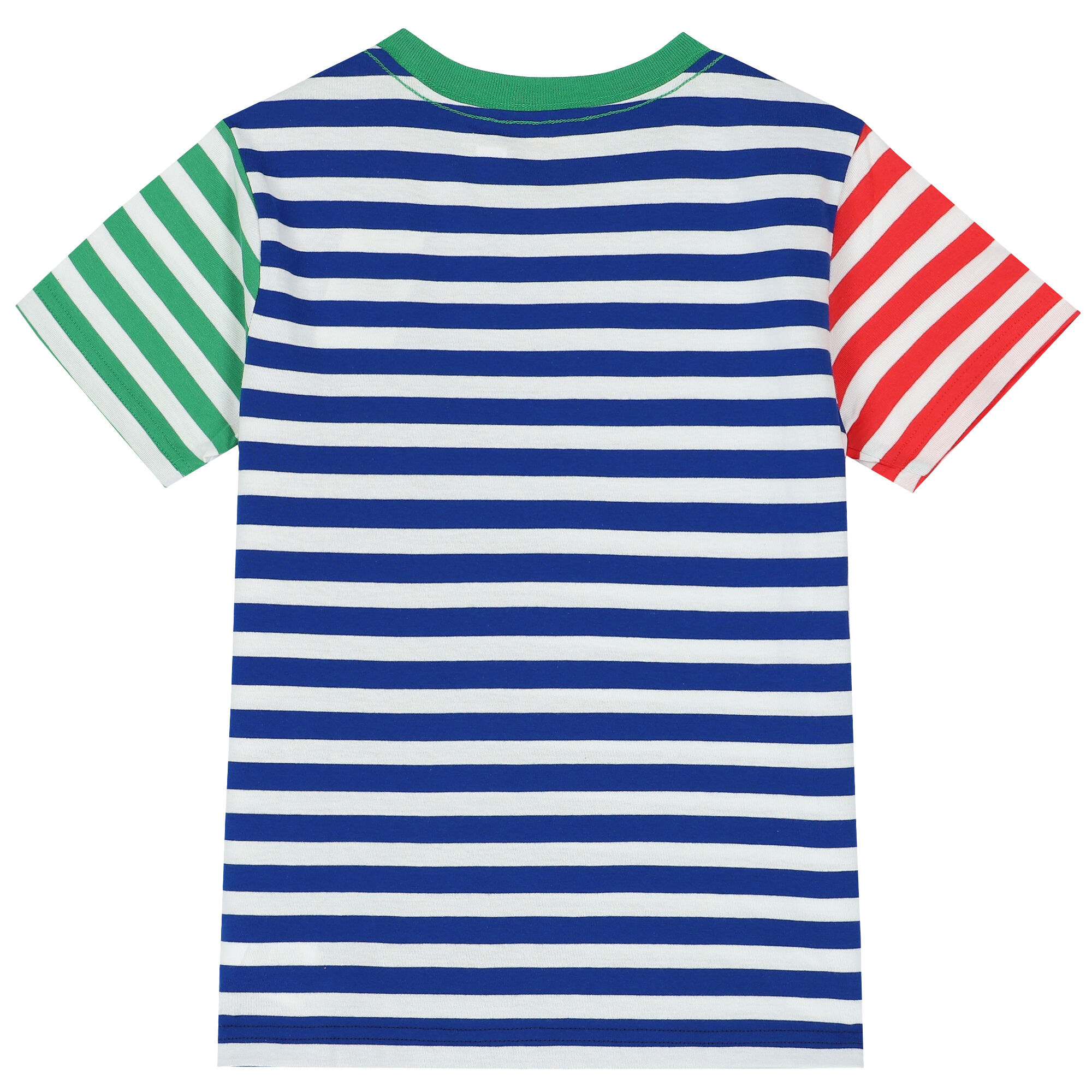 Multi colored best sale striped t shirt