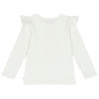 Girls Ivory & Pink Heart Skirt Set, 1, hi-res