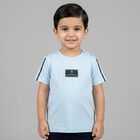 Younger Boys Blue Logo T-Shirt, 3, hi-res
