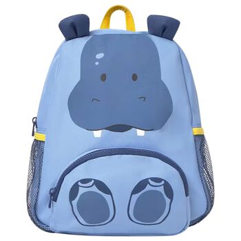 Boys Blue Hippo Backpack