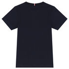 Boys Navy Logo T-Shirt, 2, hi-res