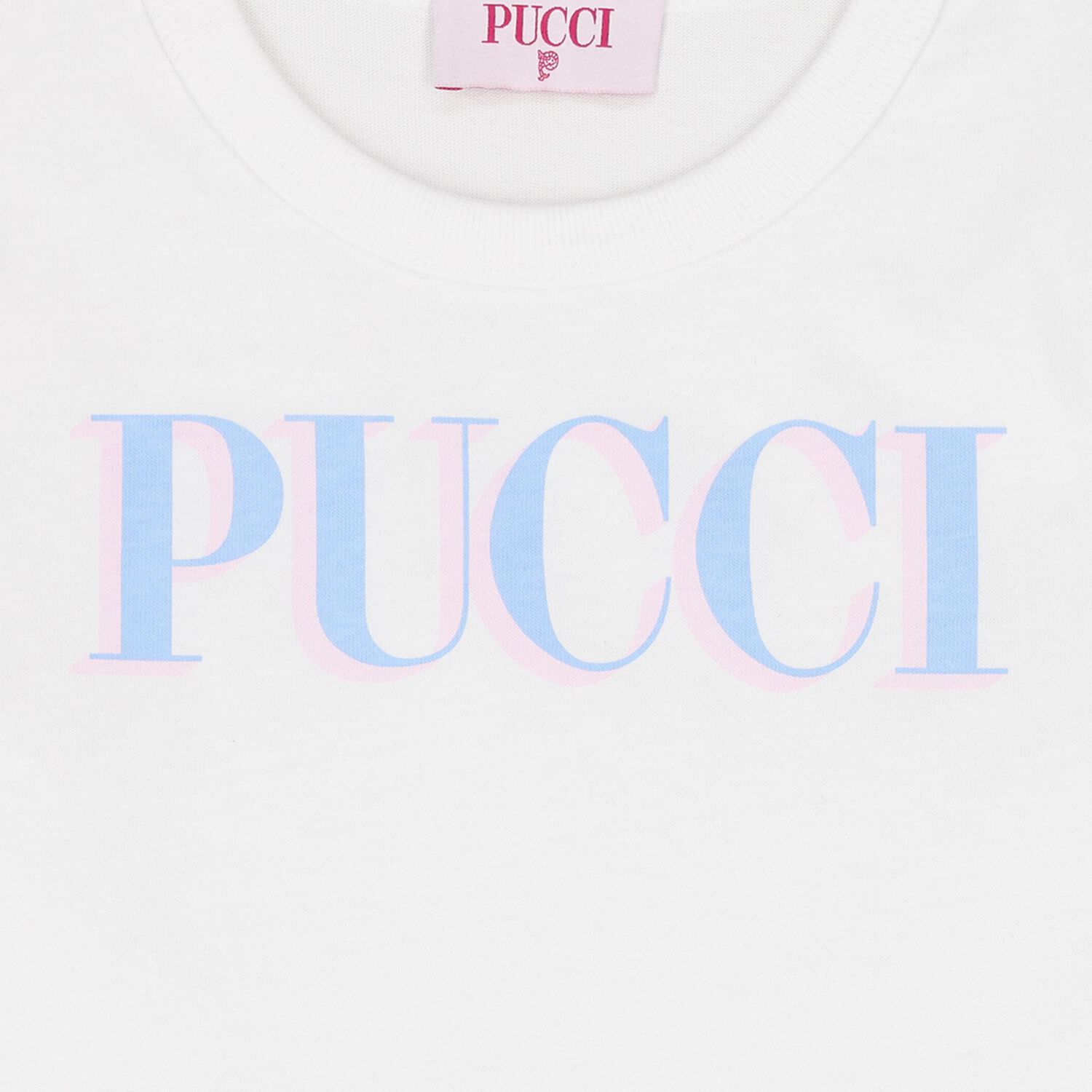 Girls White Logo T-Shirt, 1, hi-res