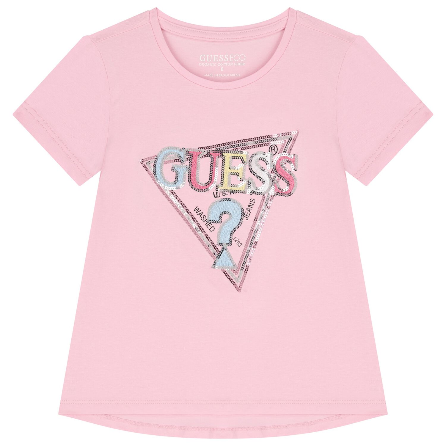 Girls Pink Logo T-Shirt, 2, hi-res image number null