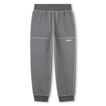 Boys Grey Reversible Joggers