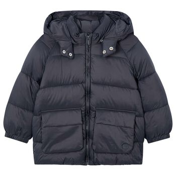 Boys Black Puffer Jacket