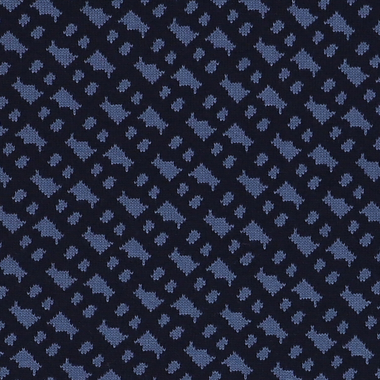 Baby Boys Navy Blue Logo Knitted Blanket, 3, hi-res