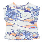 Younger Girls White & Pink Tiger Leggings Set, 1, hi-res