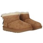 Girls Beige Ultra Mini Bailey Bow Boots, 2, hi-res