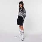 Girls Black Logo Shorts, 1, hi-res