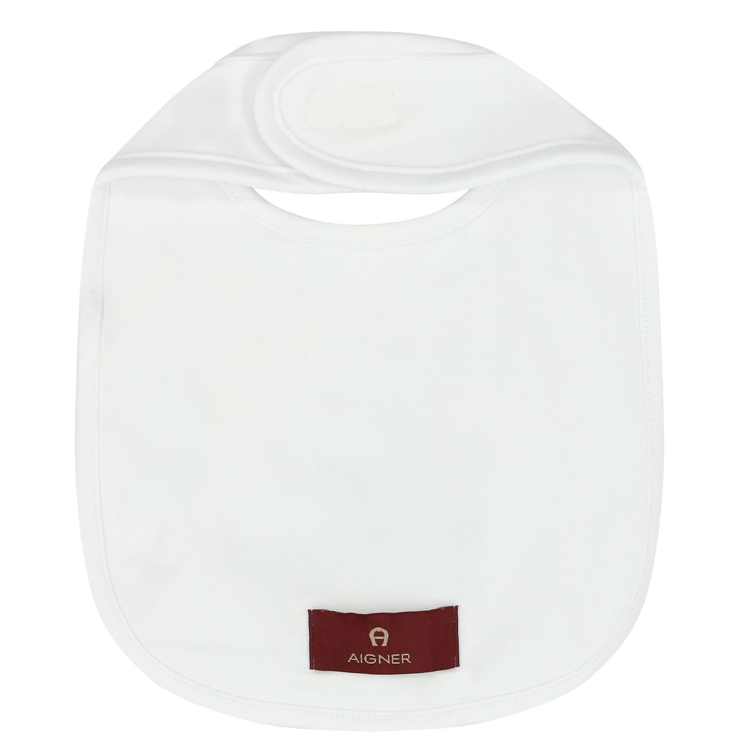 Baby Boys White Logo Bib, 3, hi-res image number null