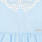 Girls Blue & Ivory Dress, 1, hi-res