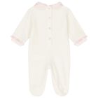Baby Girls Ivory Bow Babygrow Gift Set, 1, hi-res