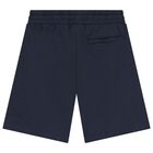 Boys Navy Blue Shorts Set, 1, hi-res