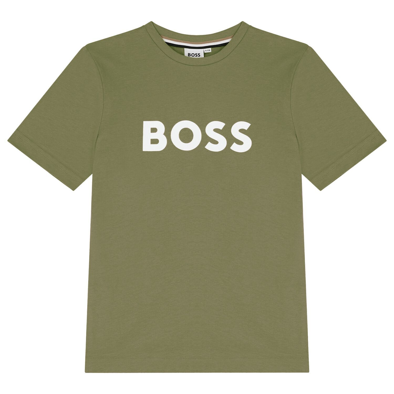 Boys Green Logo T-Shirt, 6, hi-res