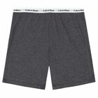 Boys Grey & Black Logo Pyjamas, 1, hi-res