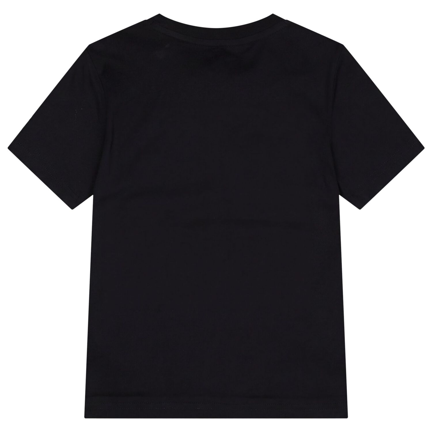 Boys Black Logo T-Shirt, 4, hi-res